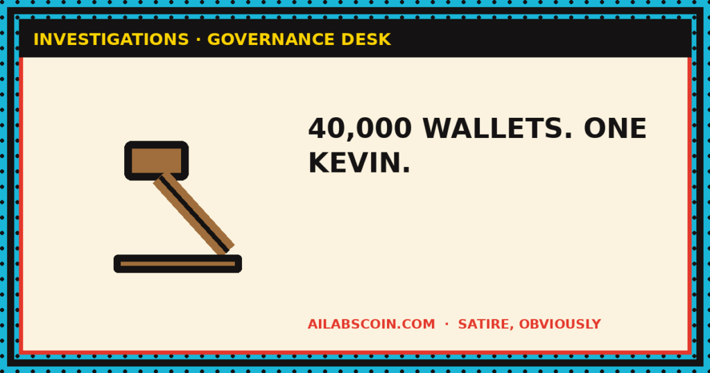 40,000 WALLETS. ONE KEVIN.