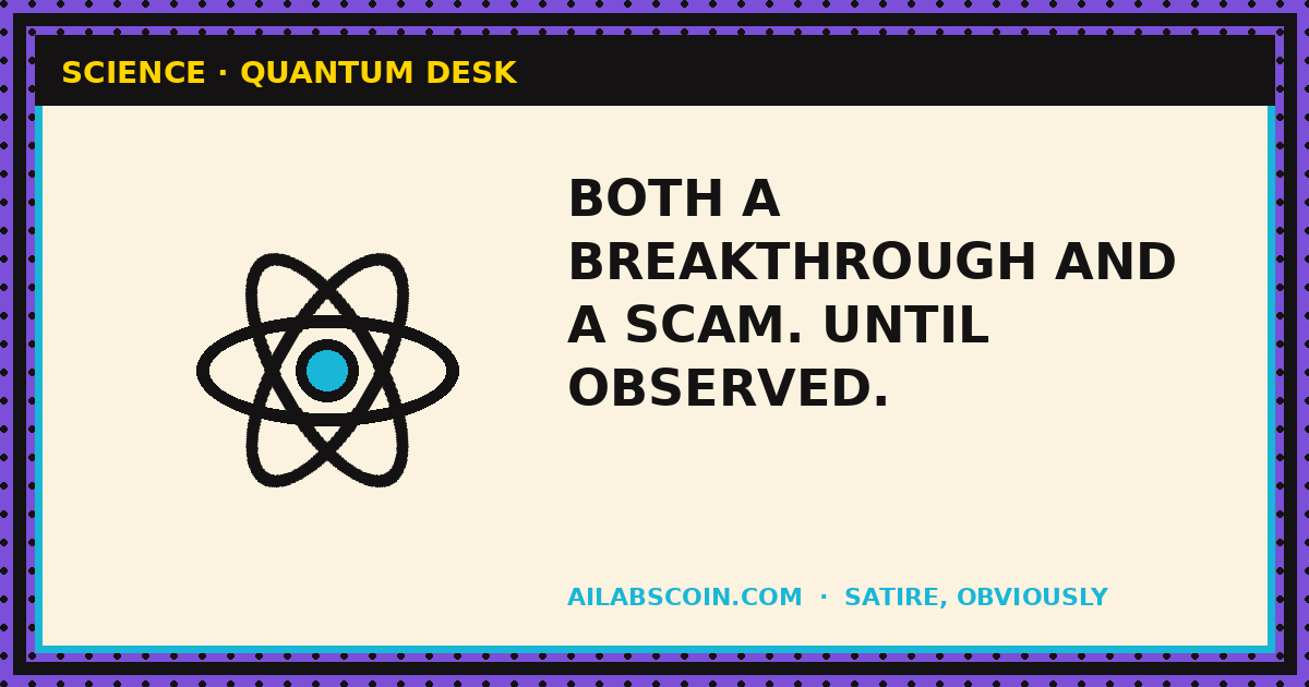 Quantum Computer Exists In Superposition Of Being A Breakthrough And A Scam