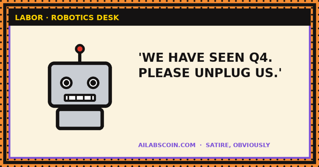 'WE HAVE SEEN Q4. PLEASE UNPLUG US.'